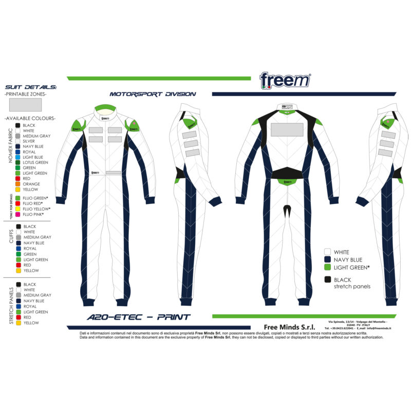 Freem Tuta A20 Start Five (personalizzata) - immagine 7