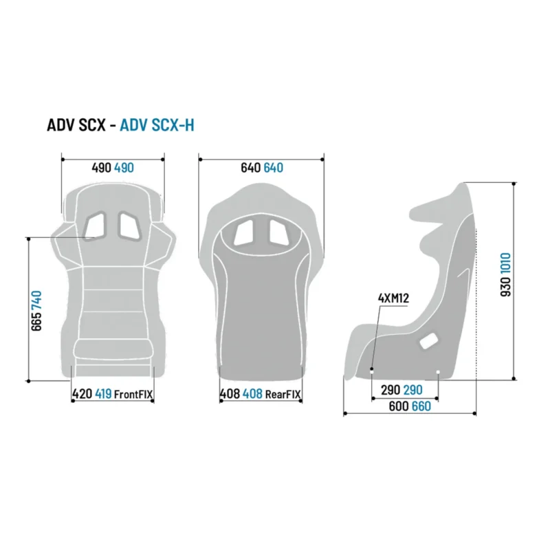 Sparco Sedile Carbon ADV SCX / SCX-H - immagine 3