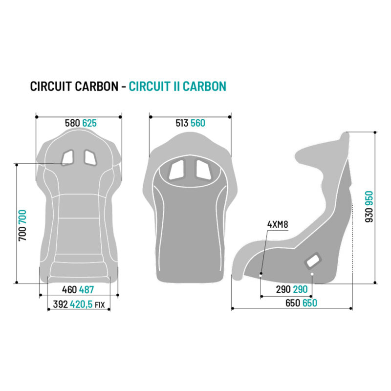 Sparco Sedile CIRCUIT / CIRCUIT II CARBON - immagine 5