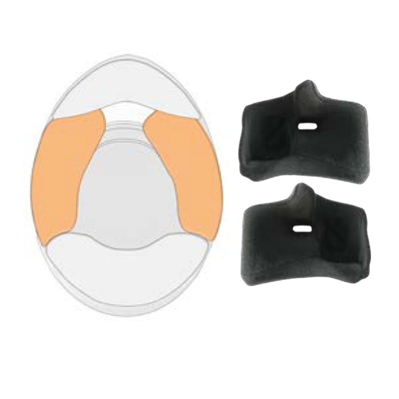 Schuberth Guanciali di ricambio neri - immagine 6