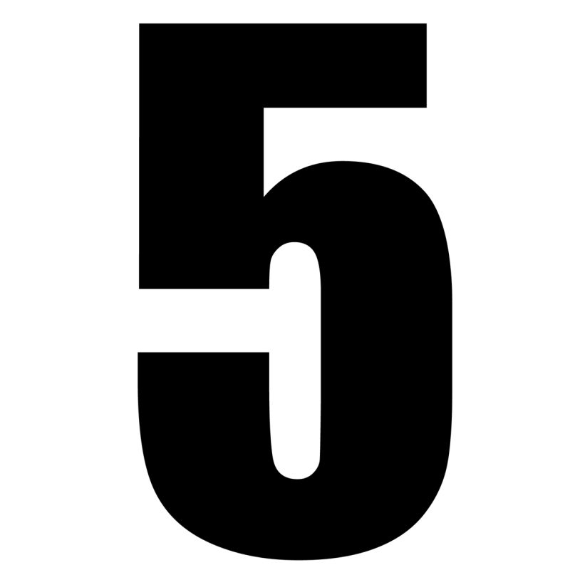 Adesivi numeri per KART - immagine 3