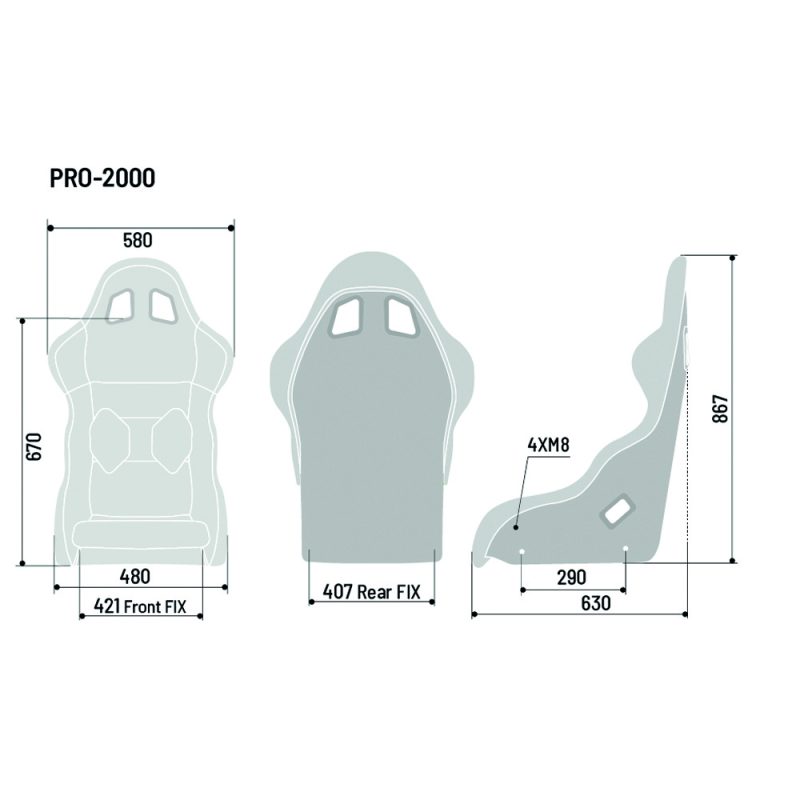 Sparco Sedile PRO 2000 - MARTINI RACING (all colors) - immagine 3