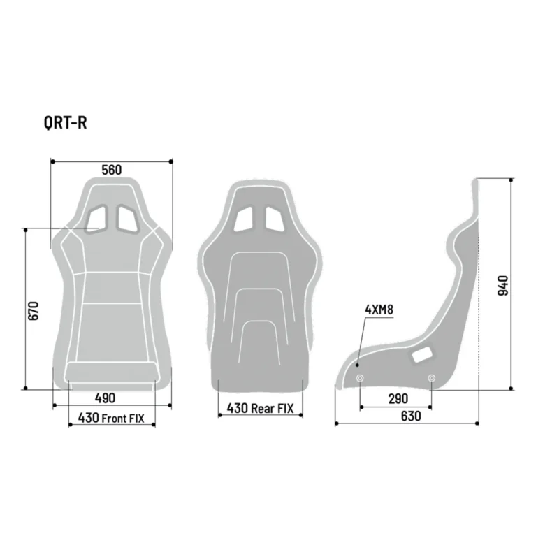 Sparco Sedile Carbon QRT-R / QRT-R SKY - immagine 9