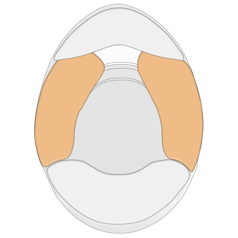 Schuberth Guanciali di ricambio neri - immagine 2