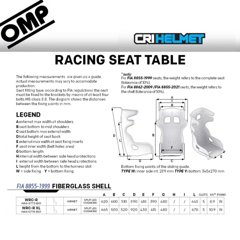 OMP Sedile WRC-R - immagine 3