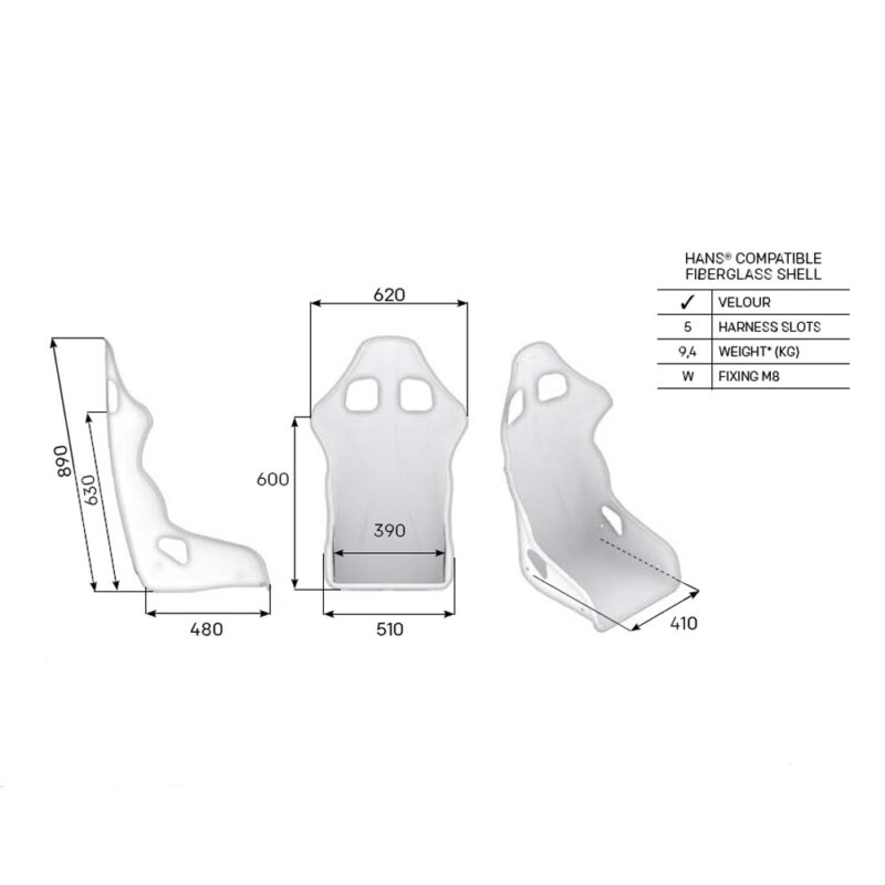 OMP Sedile First-R - immagine 3