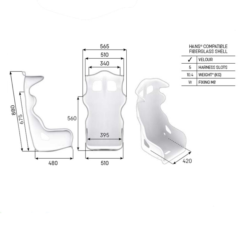 OMP Sedile RS-PT2 - immagine 3