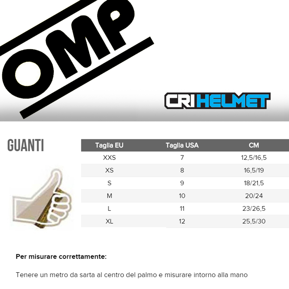 OMP Guanti Advanced RainProof ARP Cri Helmet Shop