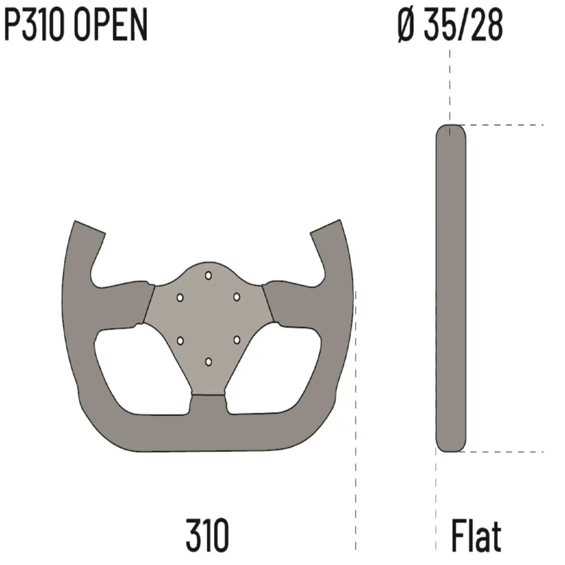Sparco Volante P310/ P310 OPEN - immagine 5