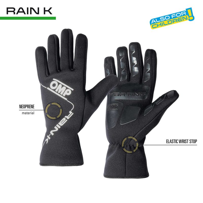 OMP Guanti Rain K (adulto/bambino) - immagine 3