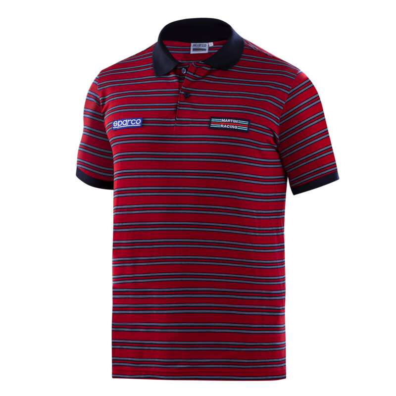 Sparco Polo Replica Striped MARTINI RACING (all colors) - immagine 2