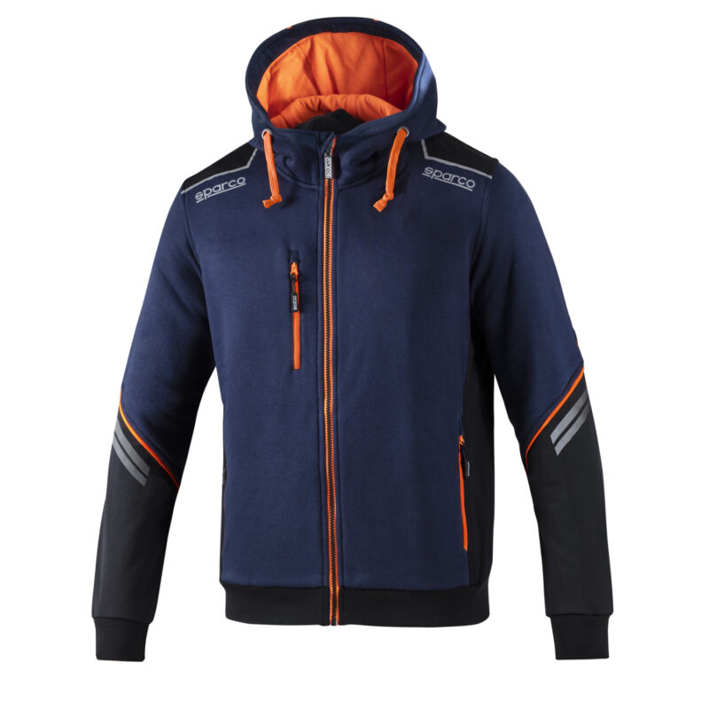 Sparco Felpa Full Zip Con Cappuccio Tech (all colors) - immagine 2