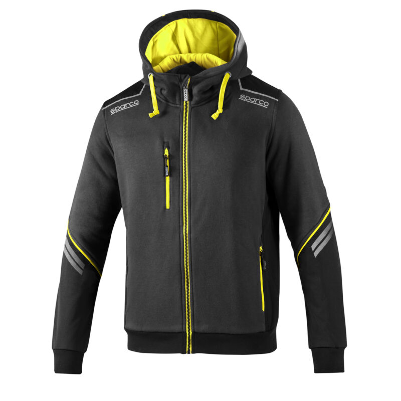 Sparco Felpa Full Zip Con Cappuccio Tech (all colors) - immagine 3