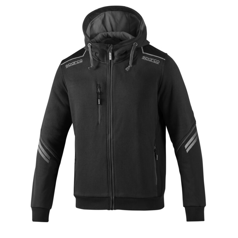 Sparco Felpa Full Zip Con Cappuccio Tech (all colors) - immagine 5