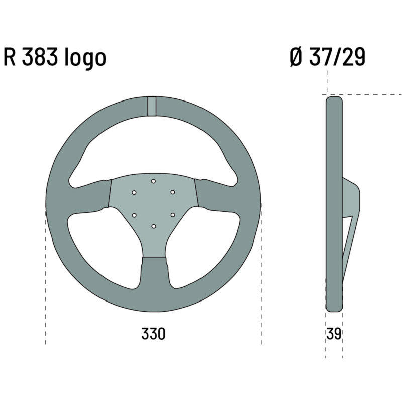 Sparco Volante R383 Logo - immagine 2
