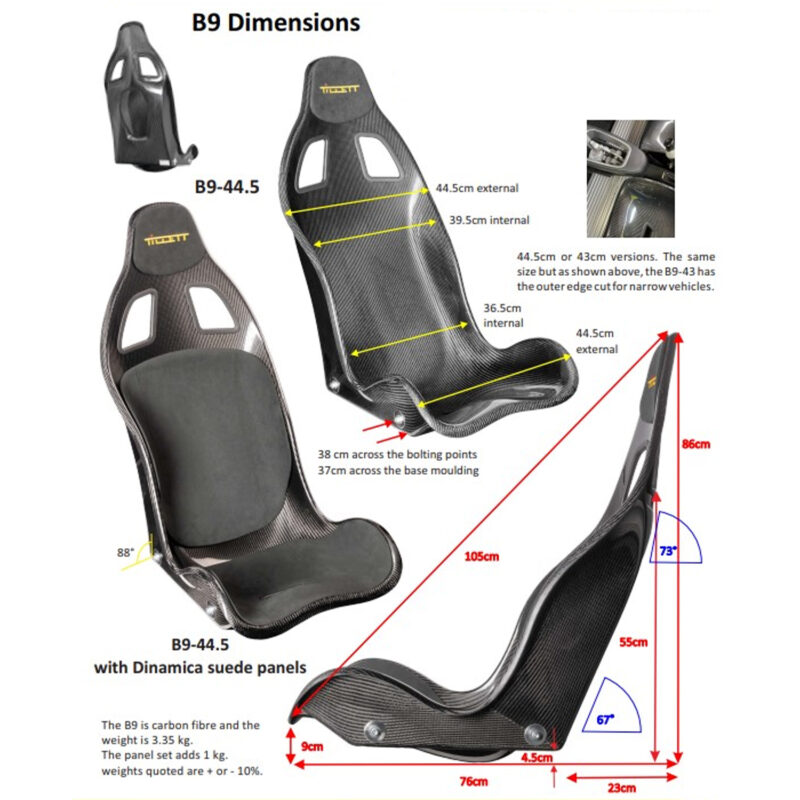 Tillett Sedile auto B9 - NOT FIA approved - immagine 6