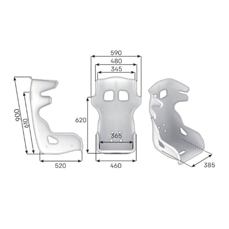 OMP Sedile HTE-ONE LITE - immagine 3